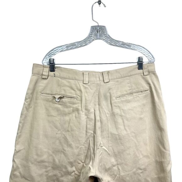 Callaway Golf Apparel by Nordstrom Shorts Pleated Front Pockets Zip Tan Men‎ 38 - Picture 8 of 8